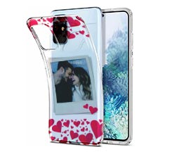 Cover trasparente Galaxy S20 Cuori