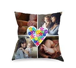 Cuscino in Tessuto Scamosciato Mummy