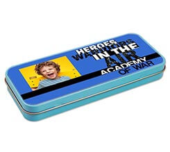 Portapenne in metallo Heroes warriors