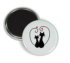 Calamita da frigo Gattini con cuori