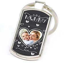 Portachiavi in Metallo Rettangolare Mummy