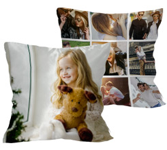 Cuscino con foto personalizzata in raso