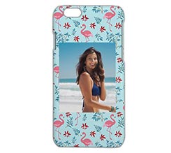 Cover iPhone 6 3D Fenicotteri con fiori