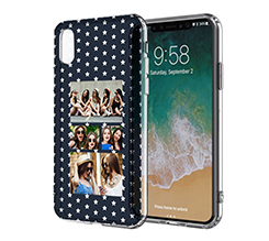 Cover Trasparente iPhone XS Stars