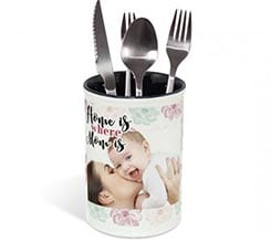 Portaposate in ceramica Home where mum