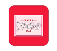 Calamita quadrata flessibile Mother's day