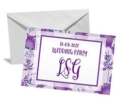 Bigliettino Auguri Lavanda