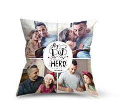 Cuscino in pile Dad hero