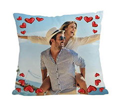 Cuscino in Ciniglia Frame Love