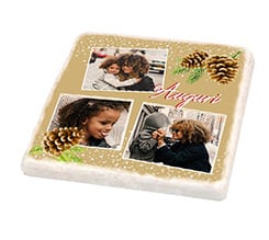 Mattonella vintage Pigne natalizie