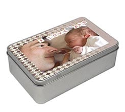 Scatola Latta Rettangolare I Love Daddy