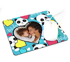 Tappetino mouse rettangolare Panda
