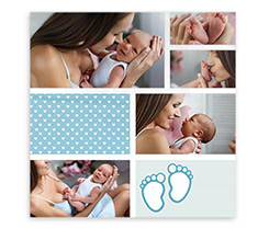 Federa Cuscino Grey collage