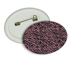 Spilletta ovale Zebrato rosa