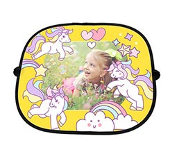 Parasole auto Unicorni colorati