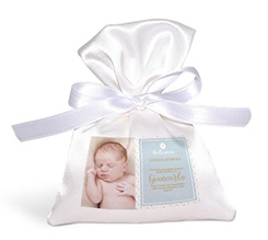 Sacchetto Portaconfetti Battesimo bimbo