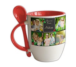 Tazza con Cucchiaino Vischio