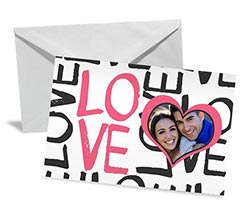 Bigliettino Auguri Love words