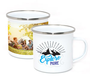 Tazza in Metallo Smaltato Explore