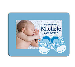 Calamita Rettangolare 8,8x6,3 Scarpe blu