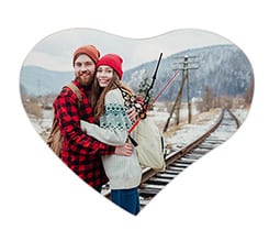 Personalizza Orologio Cuore Legno 36x30