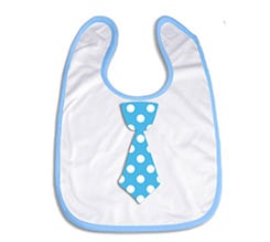 Bavaglino Cravatta Celeste