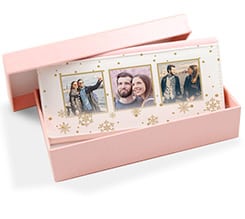 Portafoglio donna in pelle colorato Stelle oro