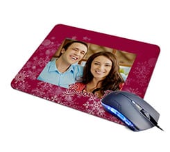 Tappetino Mouse in Pelle Buone feste