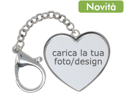 Ciondolo Borsa con Cuore da personalizzare novità