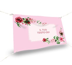 Striscione 150x100 Flowers