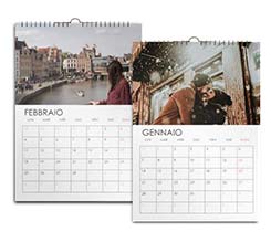 Calendario Multipagina A4 Base bianca