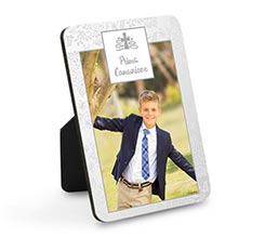 Cornice 13x18 Prima comunione grigia