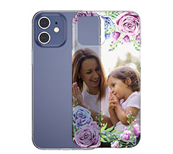 Cover trasparente iPhone 12 fiori
