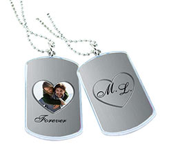 Collana Ciondolo Rettangolare Cuore