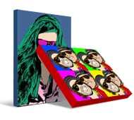 Crea pop art su tela