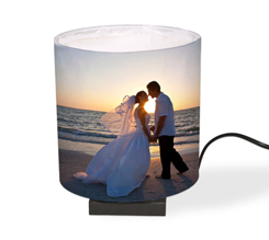 lampada tonda personalizzata da regalare per matrimonio