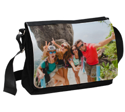Borsa a tracolla con foto gruppo di amici