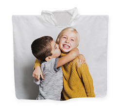 Poncho in spugna per bambini