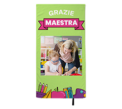 Telo mare in microfibra Grazie maestra