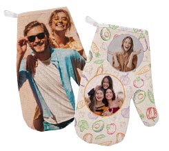 Guanti da forno personalizzati con foto e grafica
