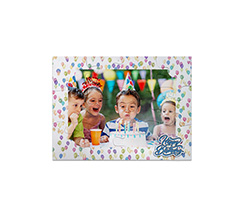Puzzle Magnetico 13x10 con foto e grafica palloncini compleanno
