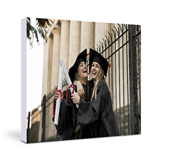 Stampa su tela con foto come regalo per laurea