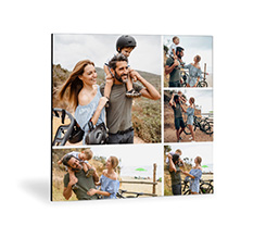 Stampa su legno moderno collage