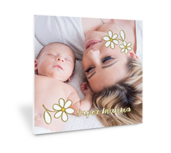 Stampa su forex grafica Margherita personalizzabile