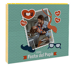 mattoncini puzzle personalizzati con foto e grafica per la festa del papà