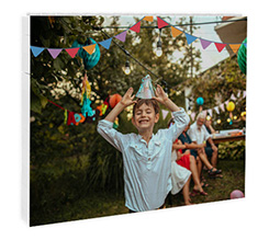 Mattoncini puzzle grafica Festoni per compleanno