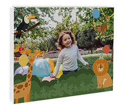 Mattoncini puzzle grafica Giungla in festa