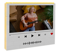 Mattoncini puzzle grafica Canzone Spotify