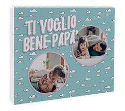 Mattoncini puzzle Ti voglio bene papà