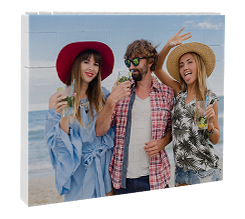 Mattoncini puzzle personalizzati vacanza amici